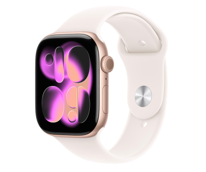 Smartwatch LTE Apple Watch 11 46/Różowe Aluminum/Różowy Pasek M/L 5G